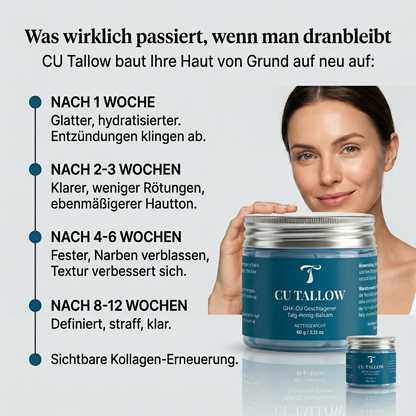 Curivea® — Tallow-Balsam mit Kupferpeptiden | Für unreine Haut