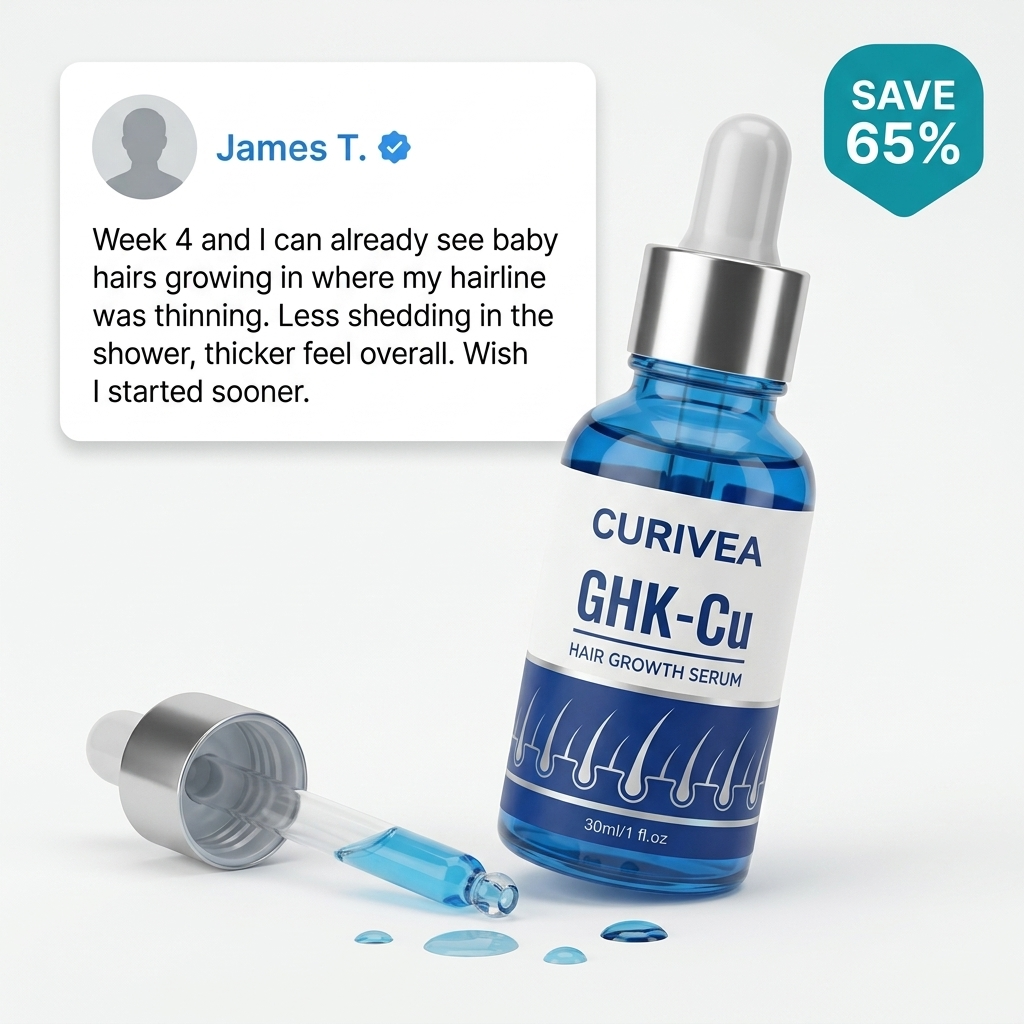 Curivea ® GHK-Cu Peptide Hair Growth Serum