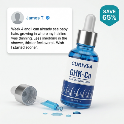 Curivea ® GHK-Cu Peptide Hair Growth Serum