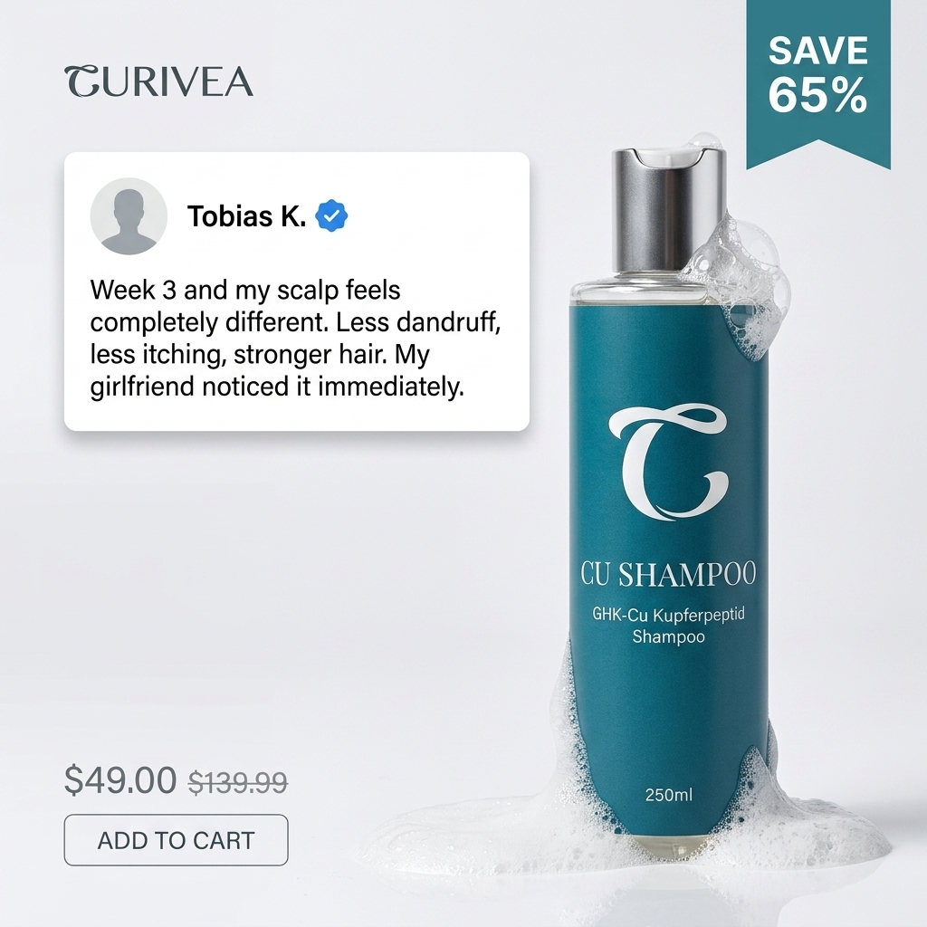 Curivea ® GHK-Cu Peptide Shampoo