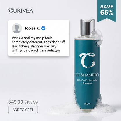 Curivea ® GHK-Cu Peptide Shampoo