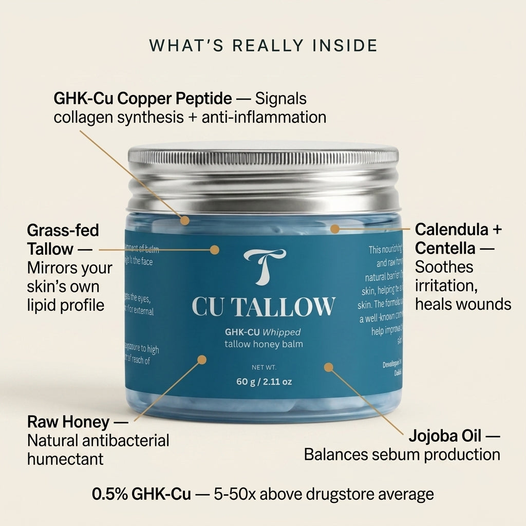 Curivea® GHK-Cu Peptide Tallow Balm (1%)
