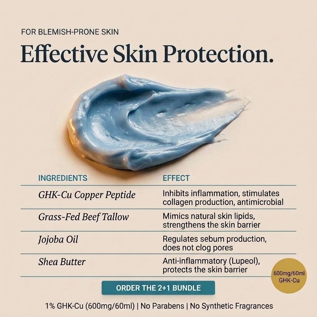 Curivea® GHK-Cu Peptide Tallow Balm (1%)