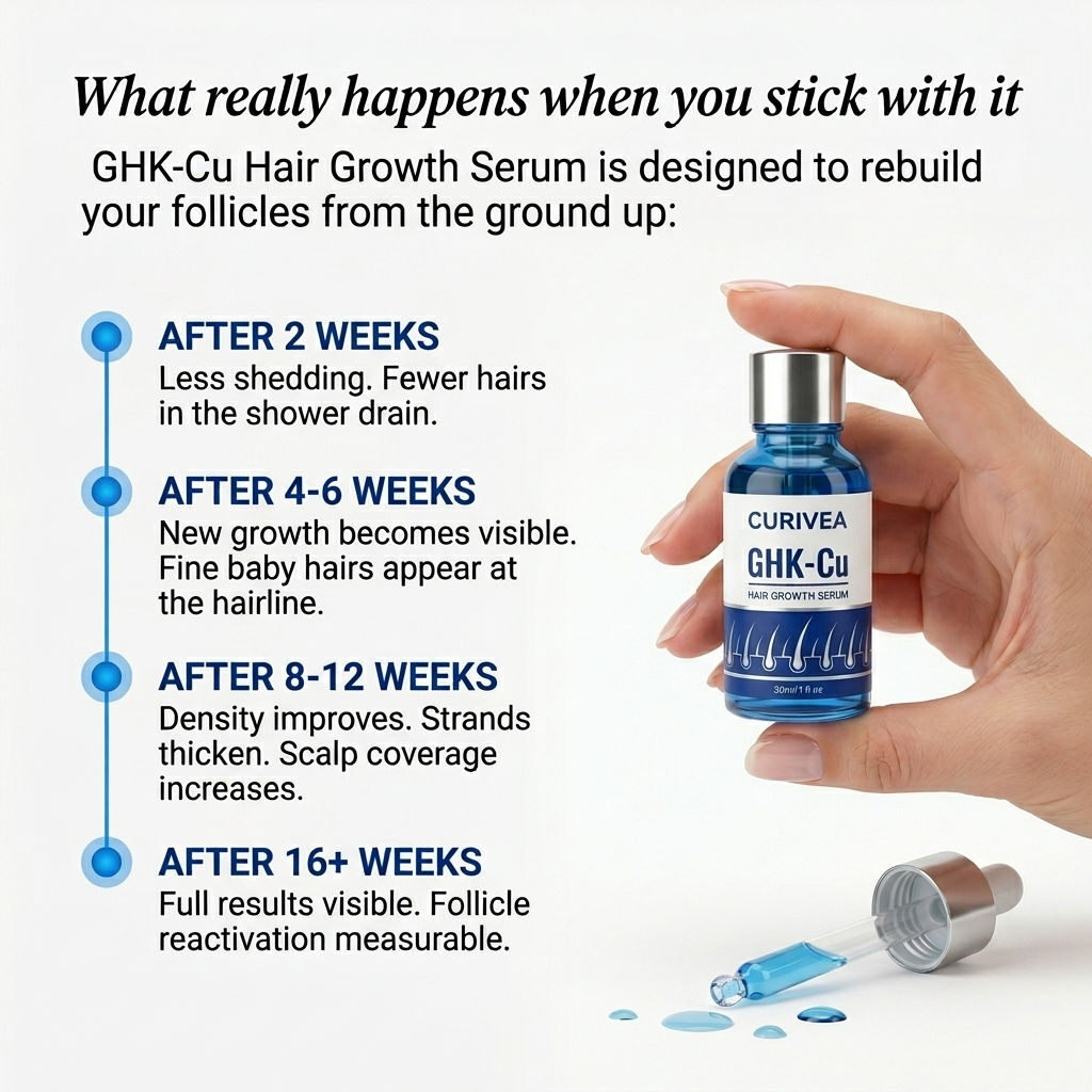 Curivea ® GHK-Cu Peptide Hair Growth Serum